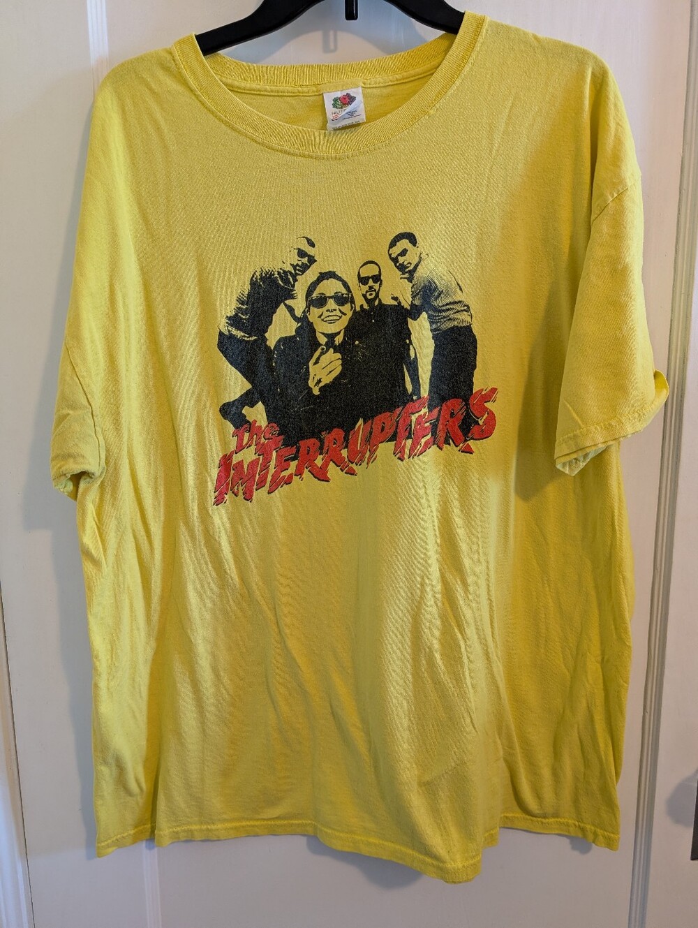 2019 The Interrupters Yellow Graphic Band T-Shirt